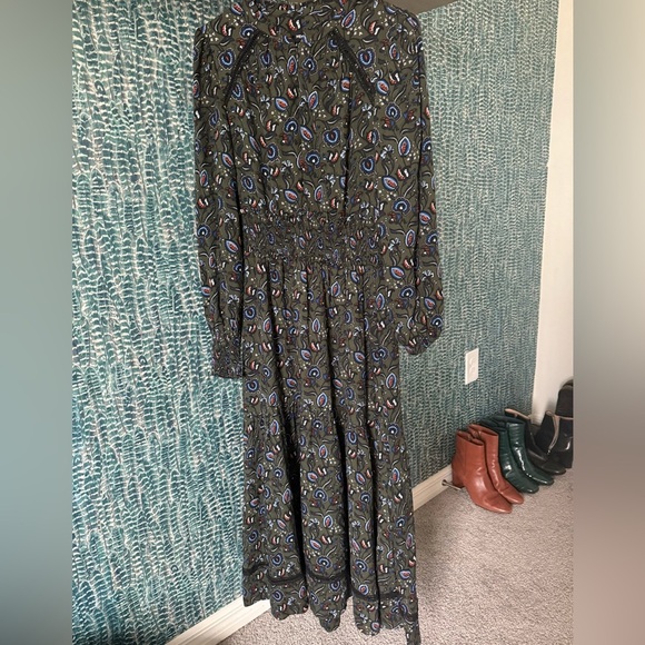 Rare ME+EM Paisley-print lace-insert woven maxi dress - Picture 6 of 12